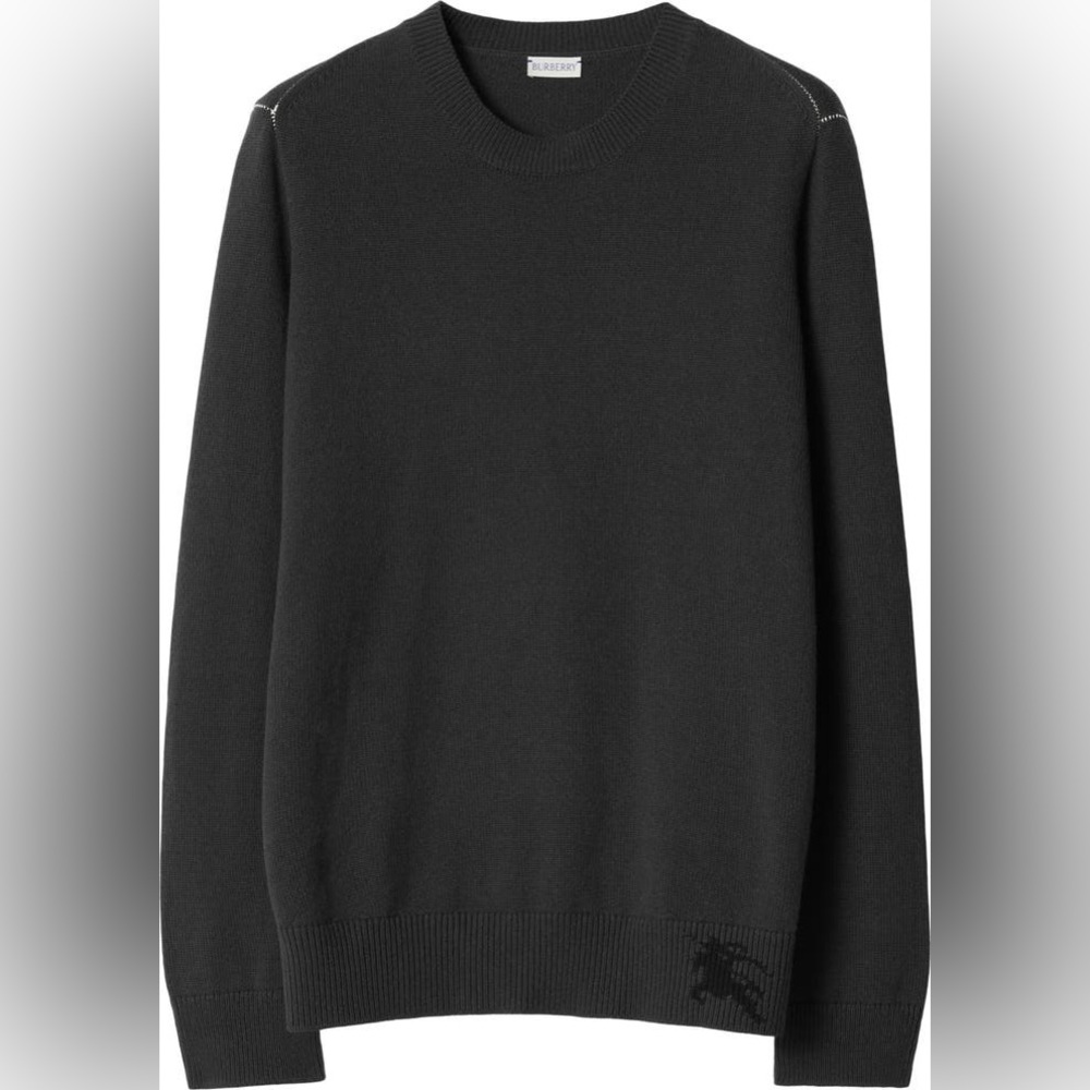 Burberry cashmere Men's Dark Gray Sweater L